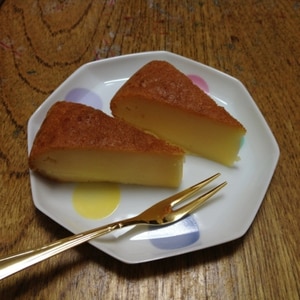 炊飯器で焼くヨーグルトケーキ